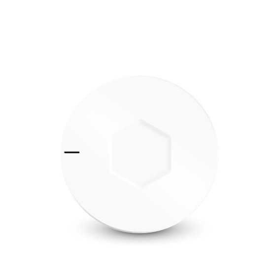 AX3000 Through-the-Wall High-Power 3000M WiFi6 Wireless Ceiling AP, Fat/Thin Integration, Management-Free