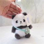Cute panda pendant, messenger bag, doll, and accessories