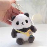 Cute panda pendant, messenger bag, doll, and accessories