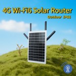 4G Wifi6 Solar Router with Sim Card 18000mAh IP66 Waterproof Wifi6 Energy-Saving Clean Energy Router