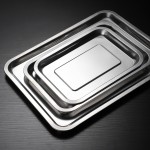 304 stainless steel rectangular thick rice tray